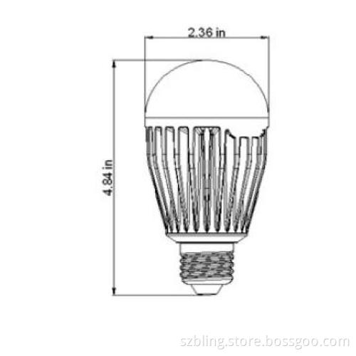 Hot selling 10W A60 LED bulb,720lm-850lm,high cost performance